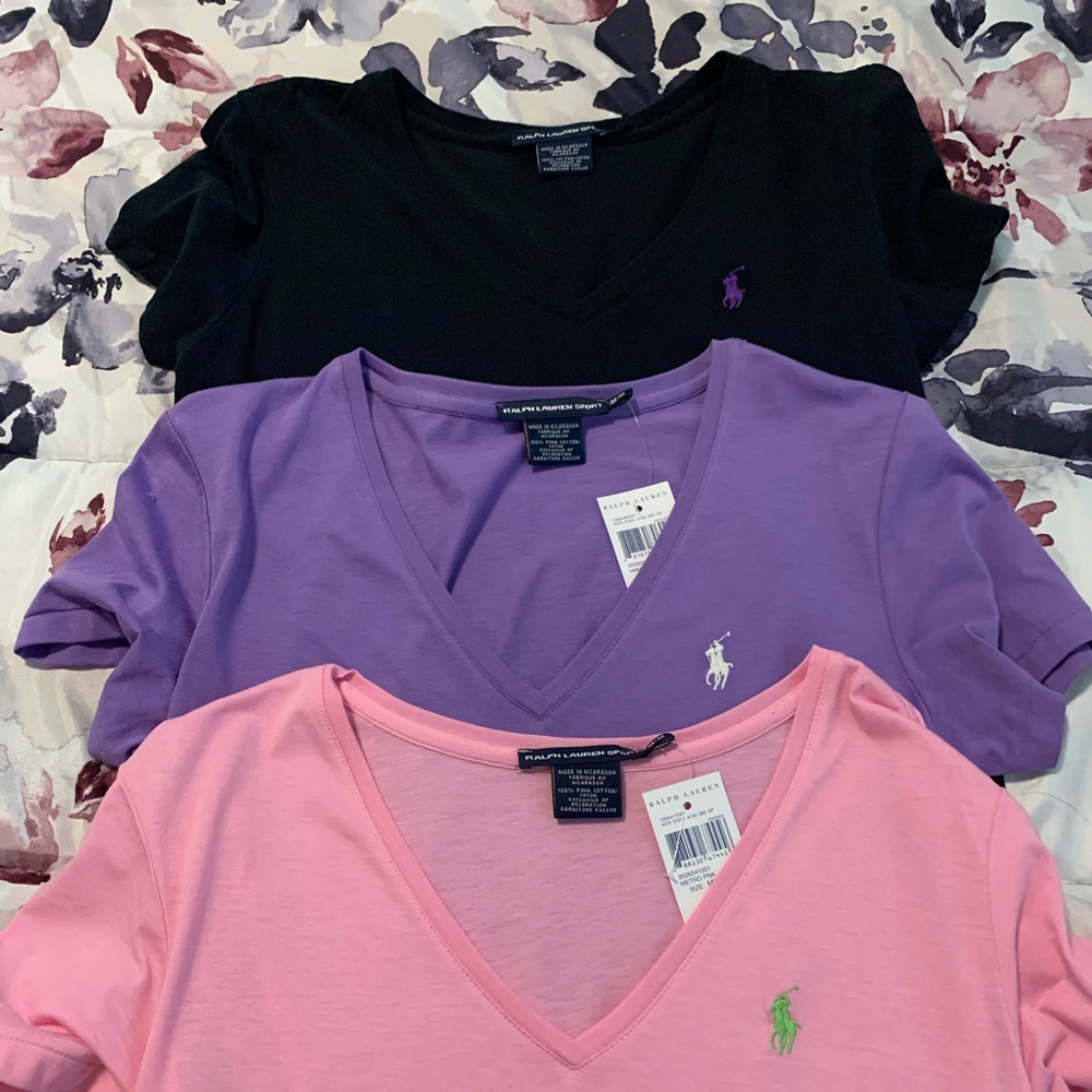 Ralph Lauren V Neck T shirts